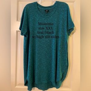 *Part of the Pick 5 for $25* Mossimo XXL Teal high side slit comfy tunic